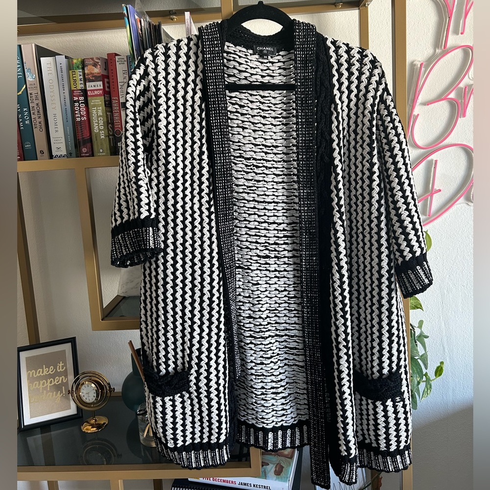 Chanel long cardigan